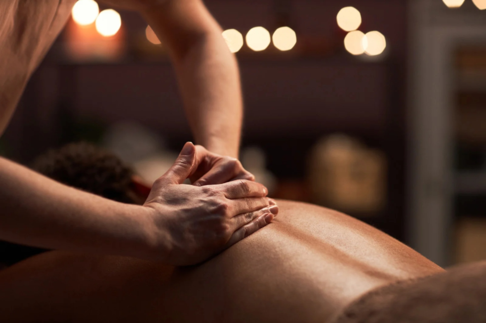 Massage relaxant en cours